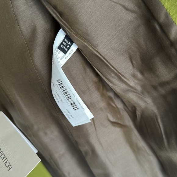 Massimo Dutti Green Blazer Suit Jacket - Picture 9 of 11